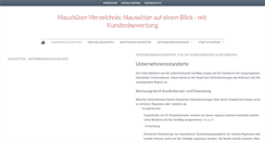 Desktop Screenshot of haushueter-verzeichnis.info