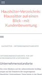 Mobile Screenshot of haushueter-verzeichnis.info