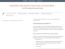 Tablet Screenshot of haushueter-verzeichnis.info